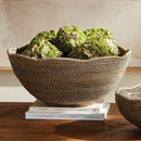 NAPA Home & Garden, BURMA RATTAN SCALLOPED EDGE BOWL
