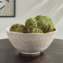 NAPA Home & Garden, BURMA RATTAN SCALLOPED EDGE BOWL