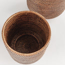 NAPA Home & Garden, BURMA RATTAN CACHEPOTS LARGE, SET OF 2,N5TN13BR