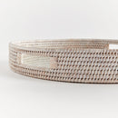 NAPA Home & Garden, BURMA RATTAN ROUND SERVING TRAY