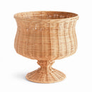 CHESAPEAKE RATTAN FOOTED URN COLLECTION