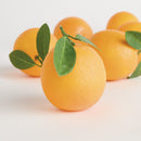 Faux Oranges 5" Assorted, Set Of 6