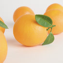 Faux Oranges 5" Assorted, Set Of 6
