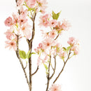 Double Cherry Blossom Branches 46", Set Of 2