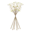 Double Cherry Blossom Stems 28", Set Of 6