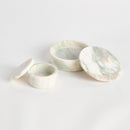 Johanna Marble Round Lidded Boxes, Set Of 2