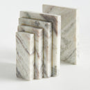 Jaqueline Marble Bookends St/2