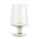 Adalina Glass Footed Vase Small