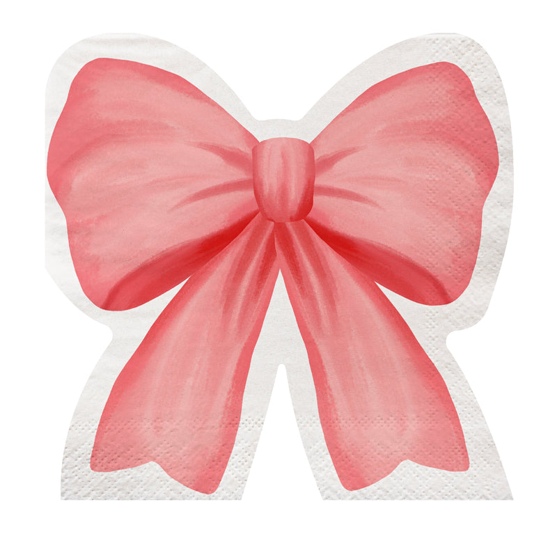 Petal & Plow Napkin Paper Bow Shaped Cocktail Napkin, 20 Count