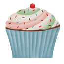 Celebrations Birthday Napkin Paper Cupcake Shaped Cocktail Napkin, 20 Count