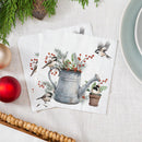 Snowbirds Luncheon Napkin Set of 20