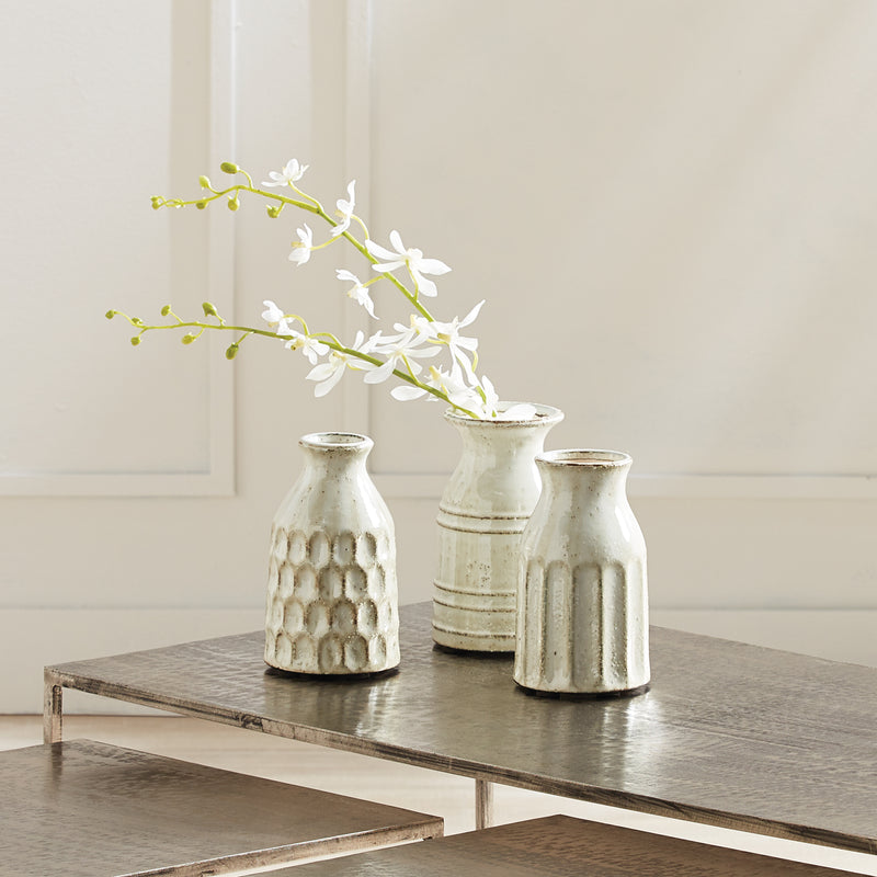 NAPA Home & Garden, JALENA VASES, SET OF 3,NGY517WH