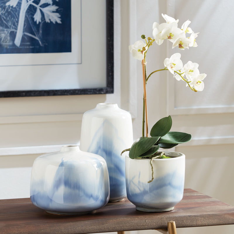 NAPA Home & Garden, BARCLAY BUTERA BRUSHSTROKE VASE TALL,NHR416