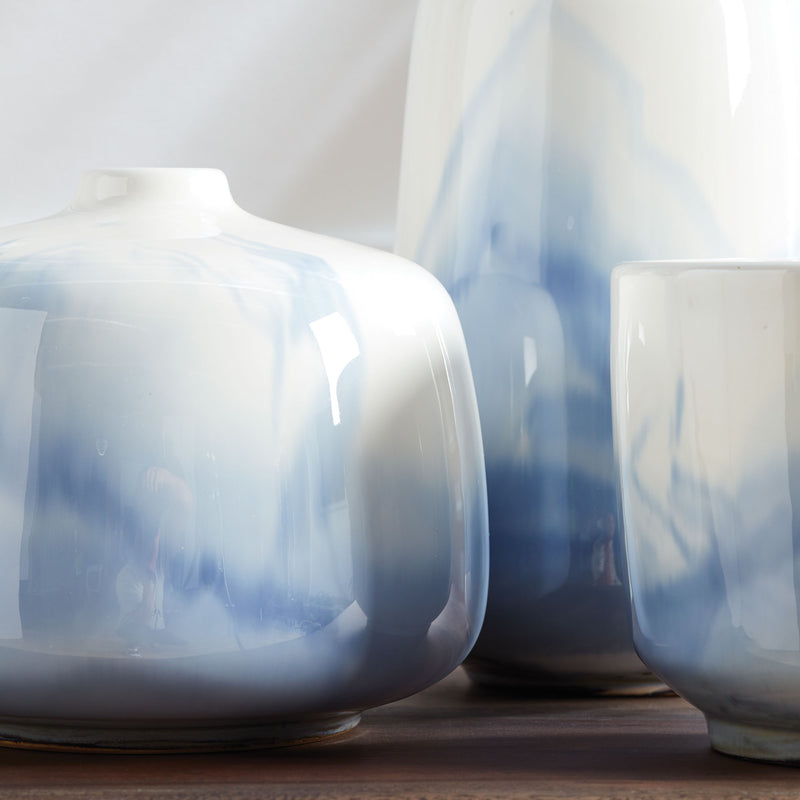NAPA Home & Garden, BARCLAY BUTERA BRUSHSTROKE VASE SHORT,NHR417