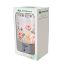 Petal & Plow Nightlight Glass Floral with Butterfly Cut Outs, White