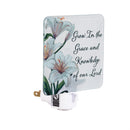 Simple Blessings Nightlight Glass, Grow In the Grace and Knowledge of our Lord, Window Box
