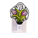 What She Shed Nightlight Glass Tulip, 5.5"H