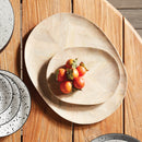 NAPA Home & Garden, MARQUETRY OVAL TRAYS, SET OF 2,NT404