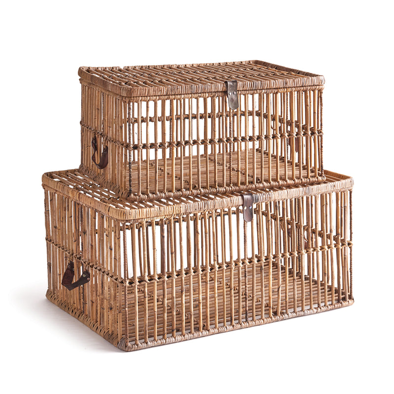 NAPA Home & Garden, AVA RATTAN STORAGE TRUNKS, SET OF 2,NV417