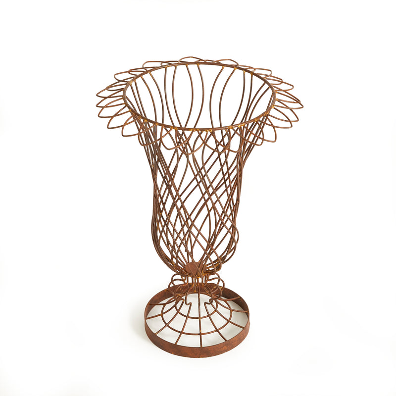 NAPA Home & Garden, WEATHERED METAL WIRE VASE,NVY413