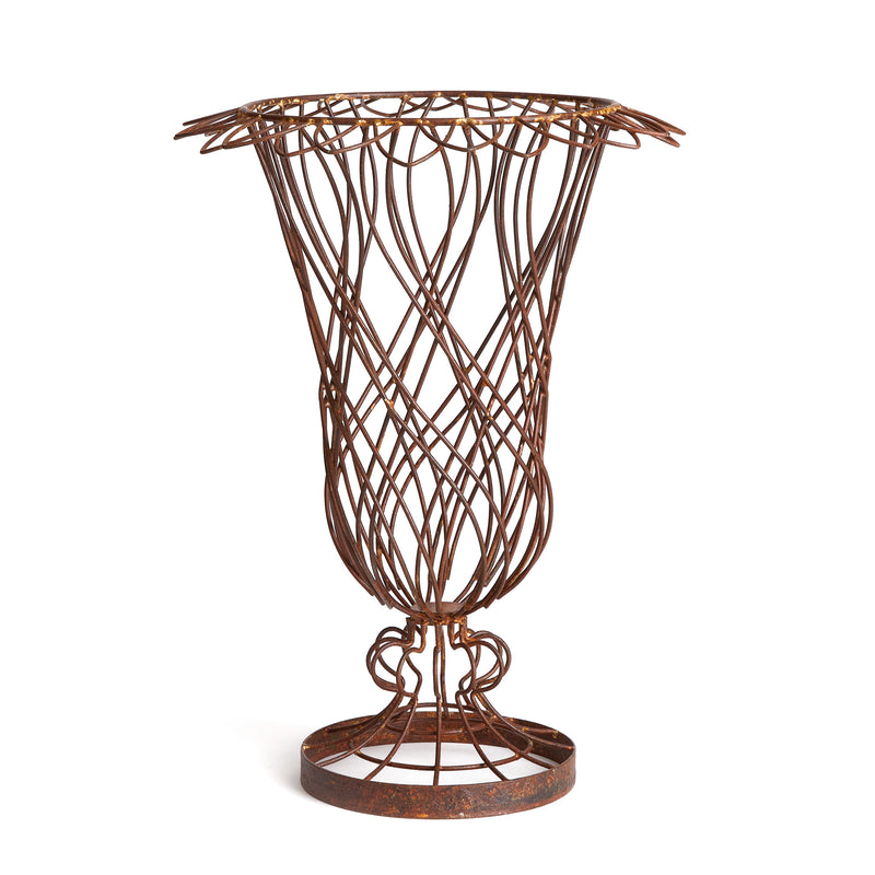 NAPA Home & Garden, WEATHERED METAL WIRE VASE,NVY413
