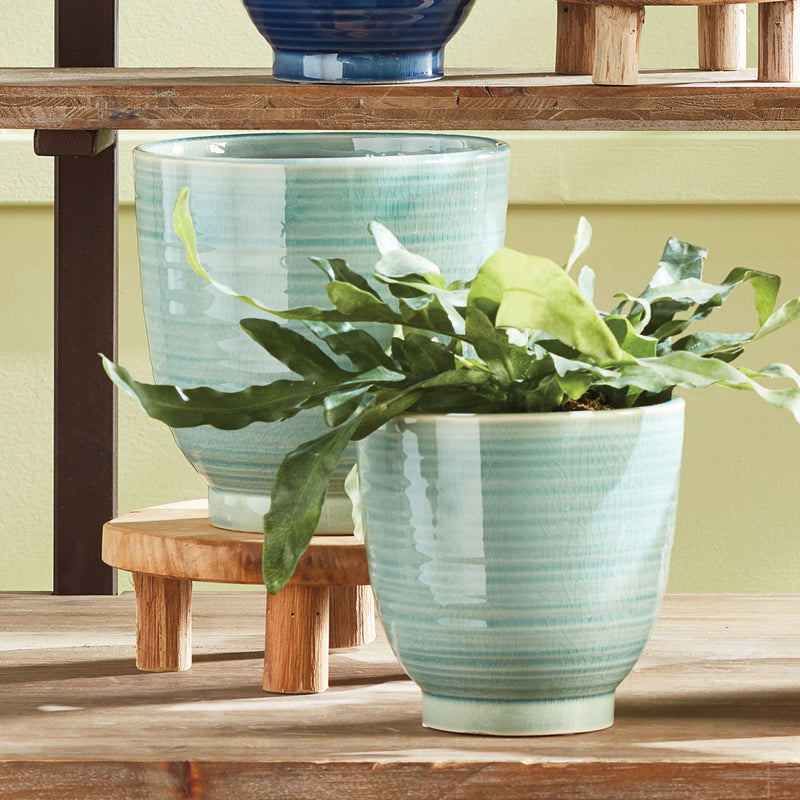 NAPA Home & Garden, AUBREY POTS, SET OF 2,NYG412BL