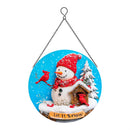 Heartfelt Cheer Hanging Decor, Melamine, Holiday Icons, Asst of 4