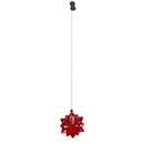 Feels Like the Holidays Hanging Decor, LED, Glass, Flower Shape, 7.8"H