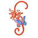 Cottage Garden Metal Butterfly Planter Hook, 12", 3 Asst