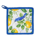 Seaside Retreat Songbird Citrus Kitchen Gift Set, Oven Mitt and Pot Holder