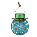 Cottage Garden Outdoor Lamp & Lighting Solar Plastic Flower Hanging Lantern, 3 Assorted