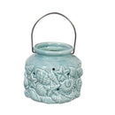 Blue Coastal Outdoor Lamp & Lighting Ceramic Lantern, 3 Assorted, 12PCS CDU