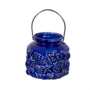 Blue Coastal Outdoor Lamp & Lighting Ceramic Lantern, 3 Assorted, 12PCS CDU