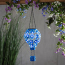 Cottage Garden Outdoor Lamp & Lighting Solar Metal Flower Balloon Lantern