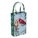 Snowbird Outdoor Lamps&Lighting, Hand Painted Glass Cardinals Solar Lantern
