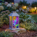 Cottage Garden Outdoor Lamps & Lighting, Solar Plastic Twinkling Lights Hummingbird, 12.6"H