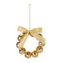 Heartfelt Cheer Ornament Mirror Glass Wreath with Bow, 3.6", 3 Assorted