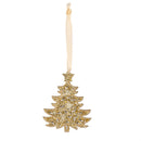 Shades of Emerald Ornament Beaded Tree, Asst of 2, 4"H