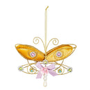 Cottage Garden Hanging Decor, Metallic Butterfly, 6"L, Asst of 2