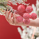 Sugar & Stripes Ornament Peppermint Tree Clips, 8.5"H