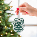 Shades of Emerald Ornament Beaded Finial, 4"H, Asst of 2