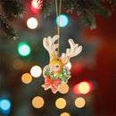 Heartfelt Cheer Ornament Glass Deer, 5"H