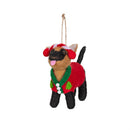 Heartfelt Cheer Pet Ornament Fabric Dog, 4.5"H, Asst of 6