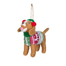 Heartfelt Cheer Pet Ornament Fabric Dog, 4.5"H, Asst of 6