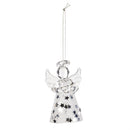 Nativity Ornament Glass Angel, 5.5", Set of 6