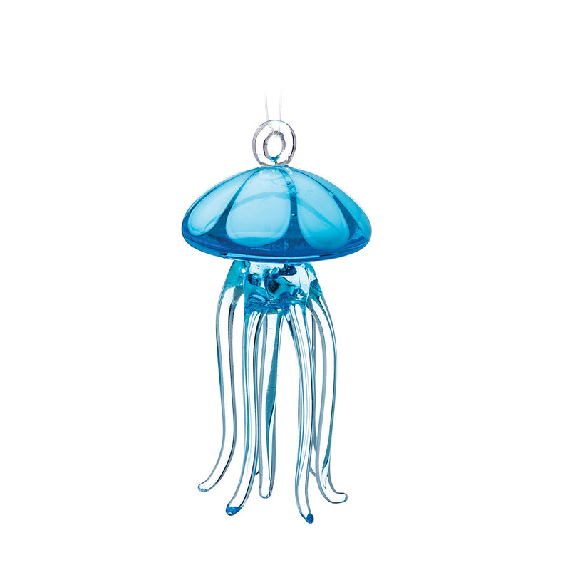 Blue Jelly Fish Orn