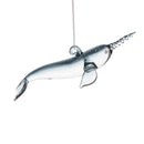 Narwhal Blown Glass Ornament