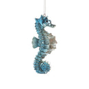 Iridescent Blue Seahorse Orn