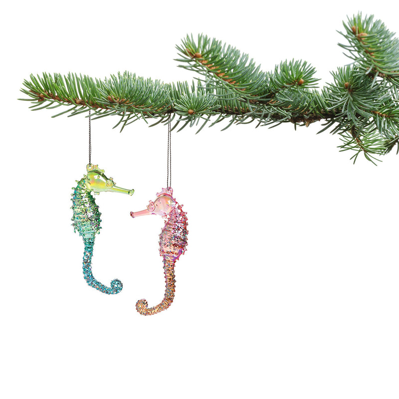 #Sparkle Seahorse Orn, A/2