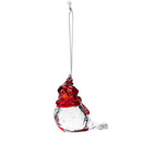 Heartfelt Cheer Ornament Acrylic Bird with Hat, 1.75", Asst of 2